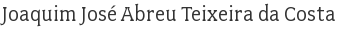 Joaquim José Abreu Teixeira da Costa